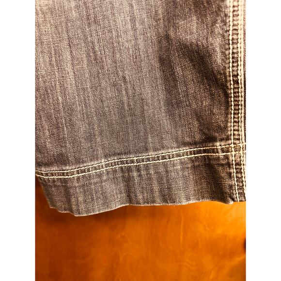 Venezia Denim Women's Long Shorts Designs and Double Button Shorts Size 14 - Picture 10 of 12